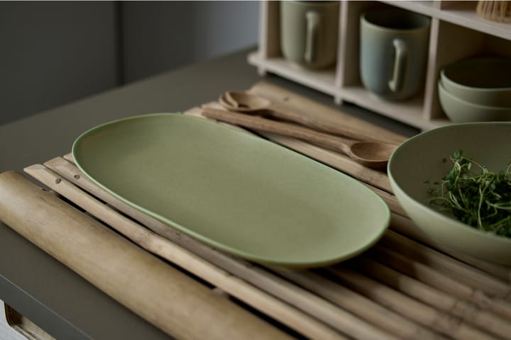 Shoku serveerschaal 18x34 cm, Pure Green Villa Collection