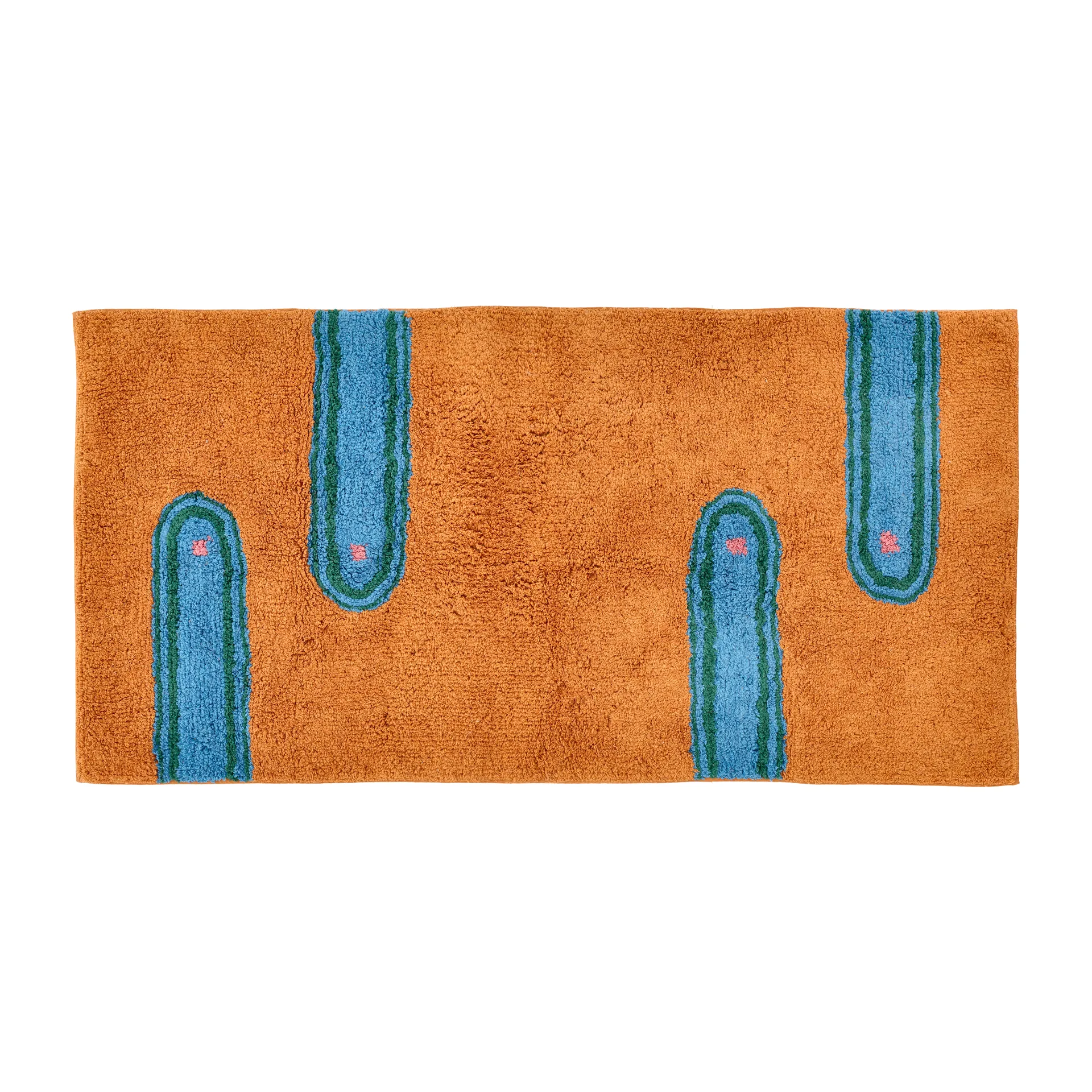 Styles getuft vloerkleed 70x140 cm, Brown Villa Collection