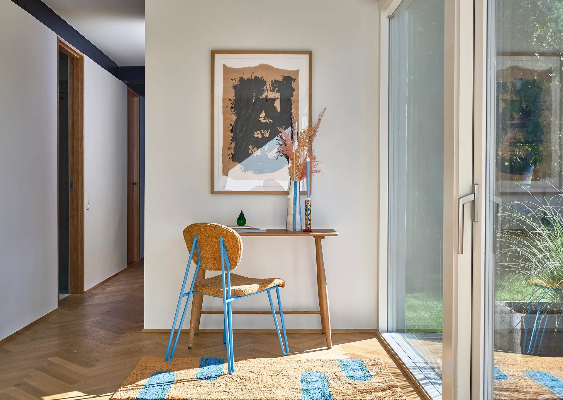 Styles getuft vloerkleed 70x140 cm, Brown Villa Collection