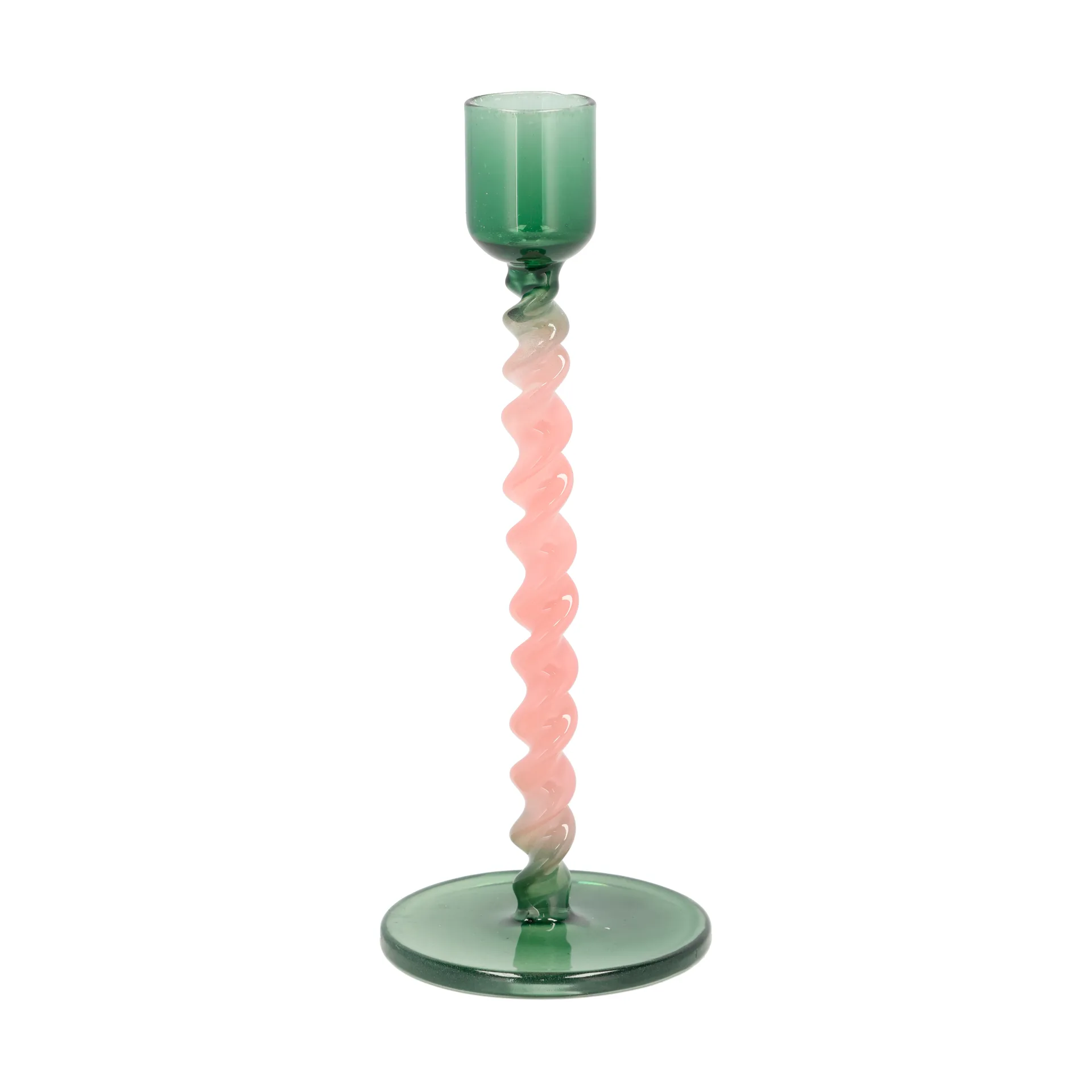 Styles kandelaar 16,3 cm, Green-pink Villa Collection