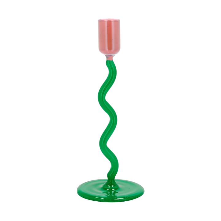 Styles kandelaar 19,6 cm - Green-pink - Villa Collection