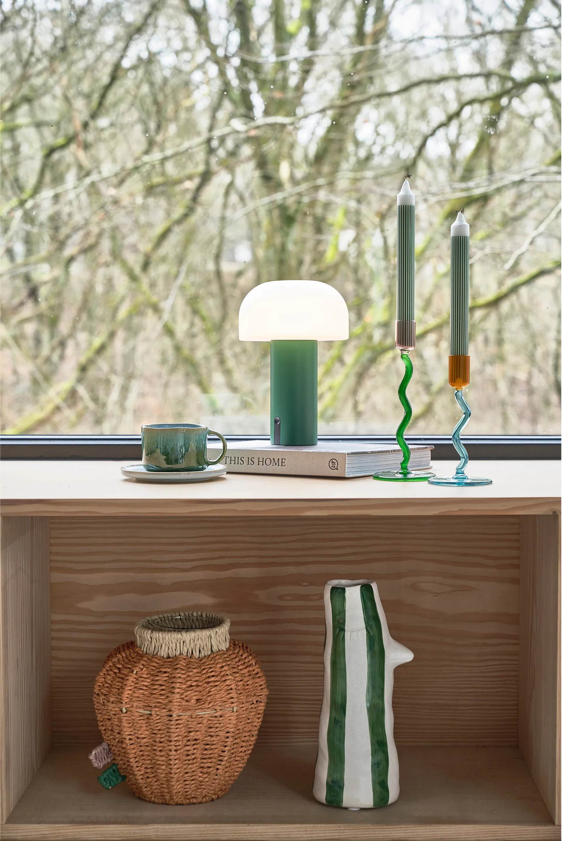 Styles LED-lamp draagbaar Ø15 cm, Green Villa Collection