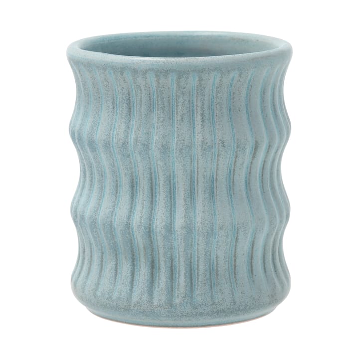 Styles mok met geribbeld patroon 30 cl 2-pack, Blauw Villa Collection
