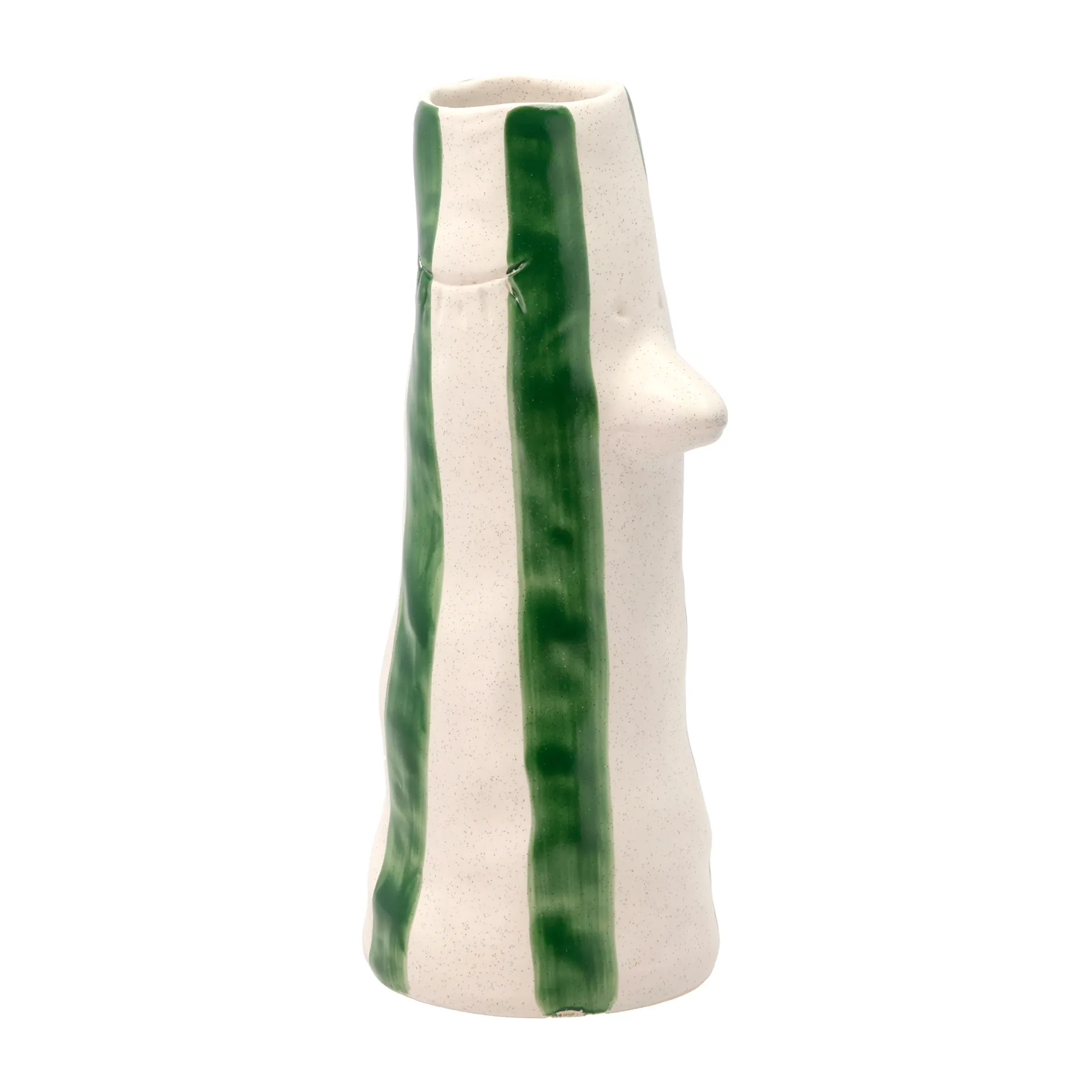 Styles vaas met snavel en wimpers 26 cm, Green Villa Collection