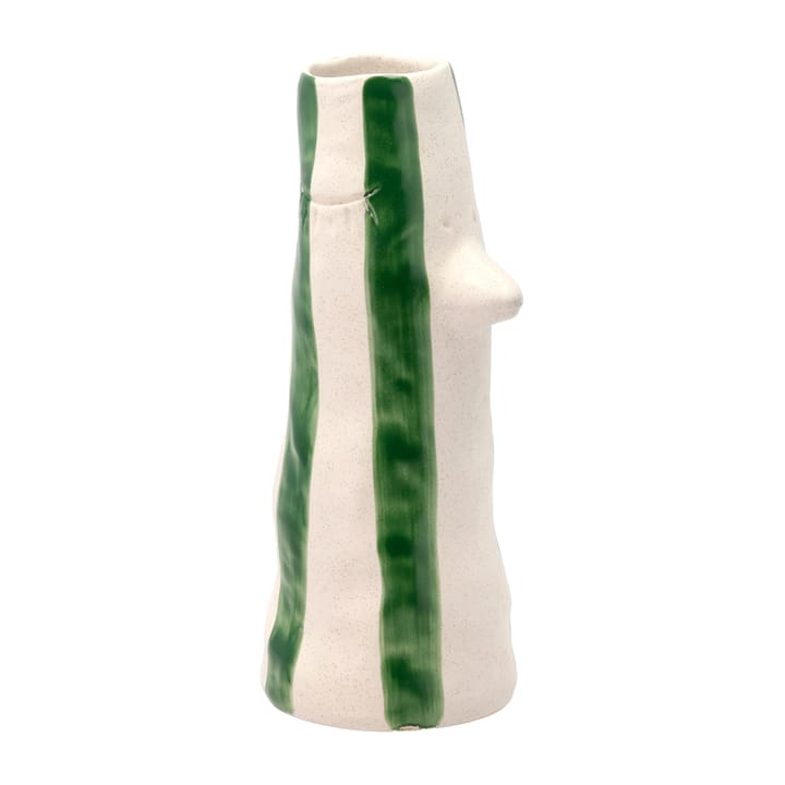 Styles vaas met snavel en wimpers 26 cm - Green - Villa Collection