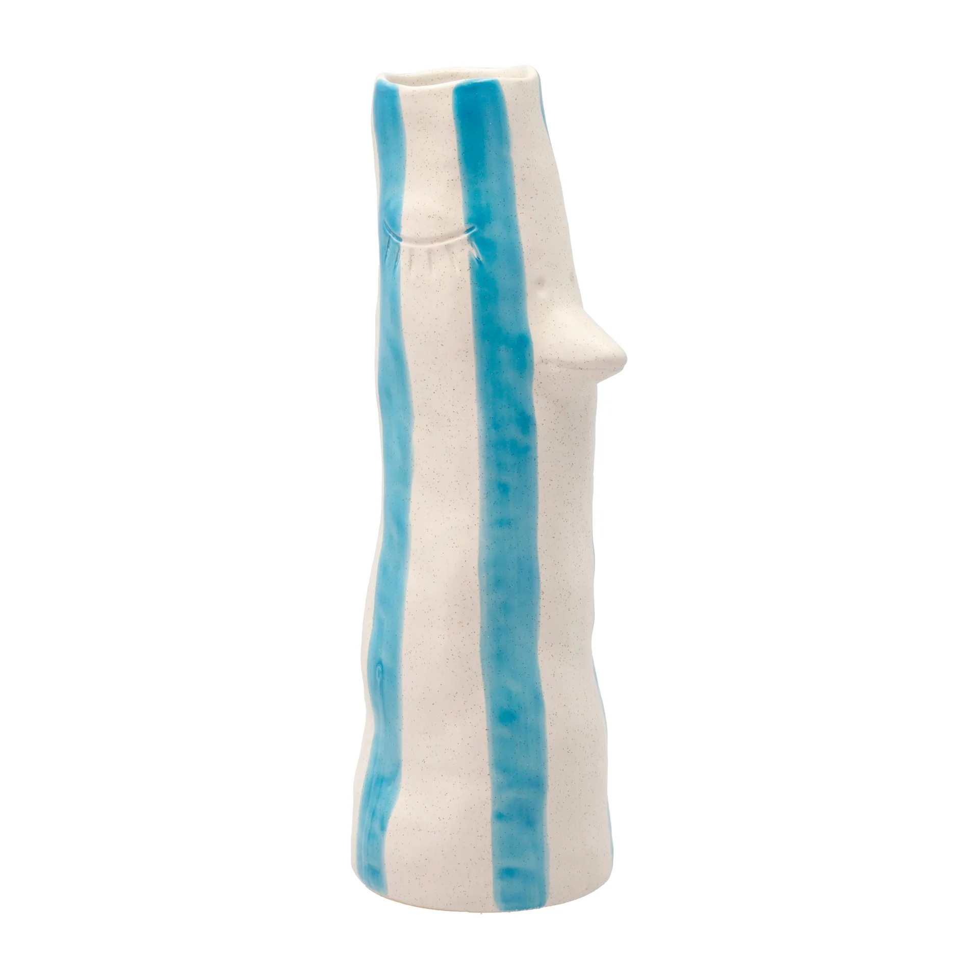 Styles vaas met snavel en wimpers 34 cm, Blue Villa Collection