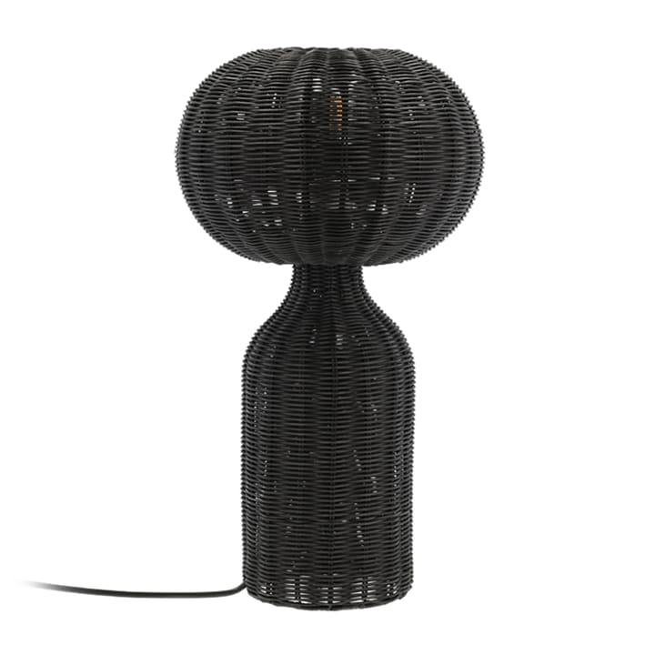 Werna tafellamp rotan Ø30 cm - Zwart - Villa Collection