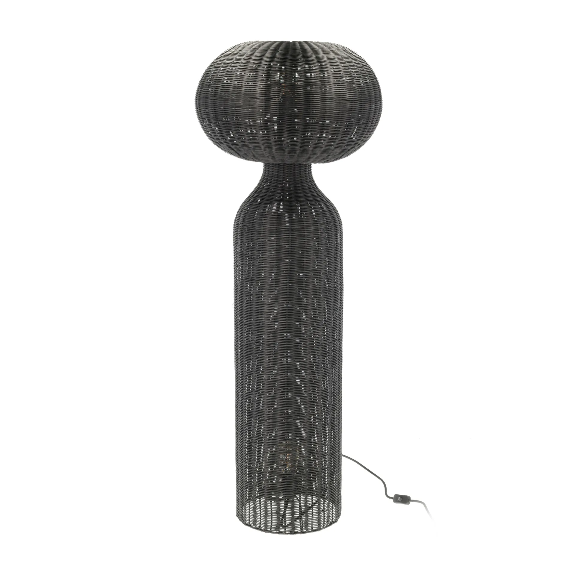 Werna vloerlamp Ø50x130 cm, Black rattan Villa Collection