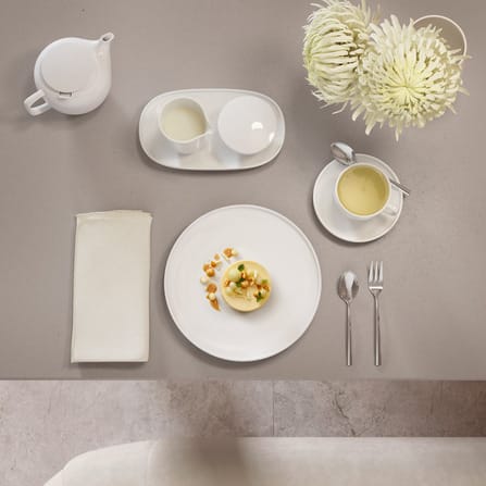 Afina bord Ø22 cm, White Villeroy & Boch