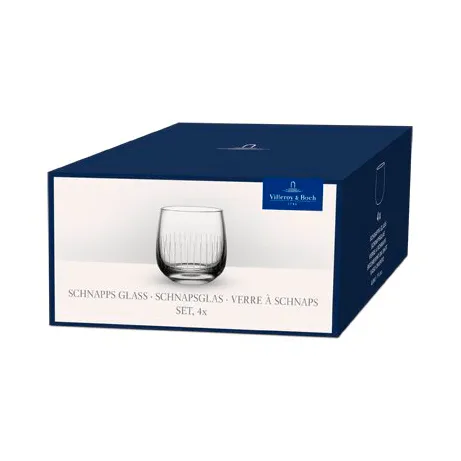 Afina shotglazen, Transparant, 4 cl, 4-pack Villeroy & Boch