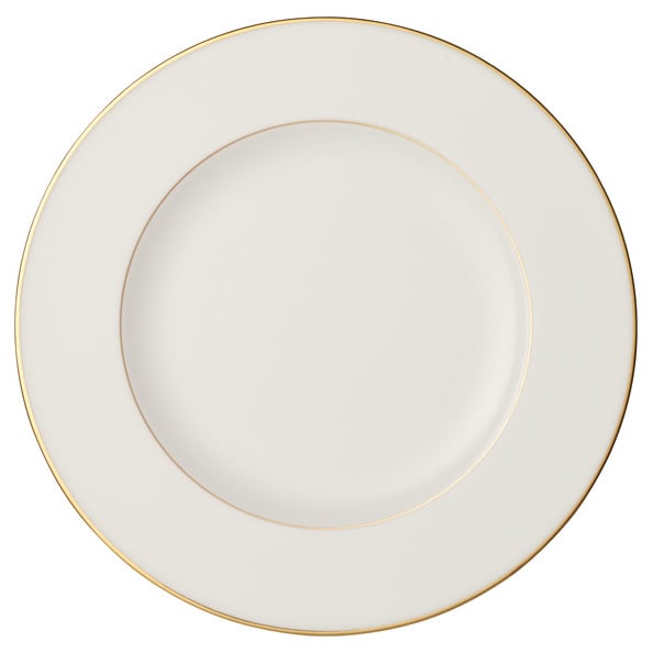 Villeroy & Boch Anmut Gold bord Ø 27 cm Wit