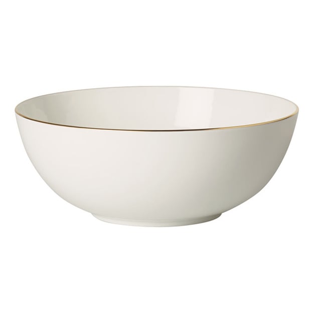 Villeroy & Boch Anmut Gold saladeschaal Wit | Scandinavisch Interieur | Saladeschalen | Wit