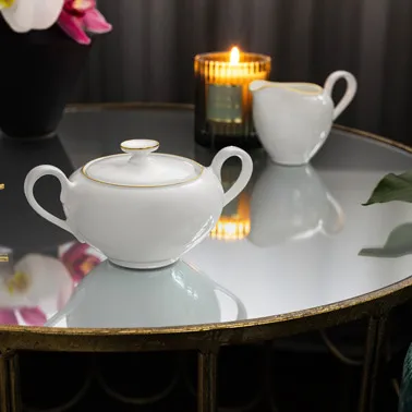 Anmut Gold suikerpot, Wit Villeroy & Boch