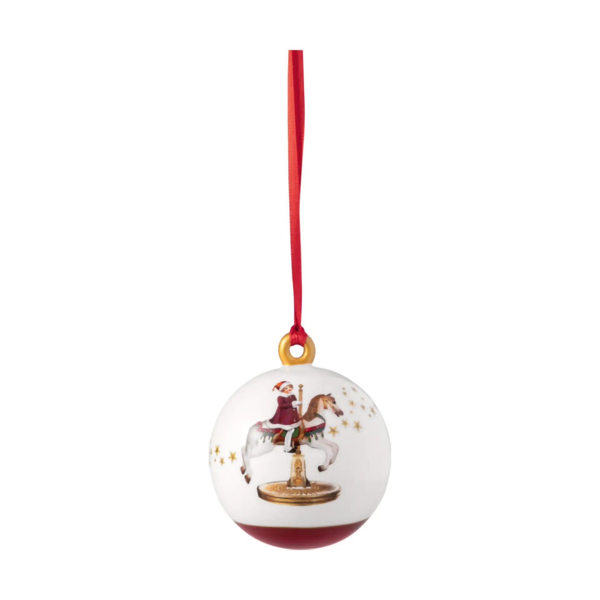 Annual Christmas Edition  bal, Wit-rood Villeroy & Boch