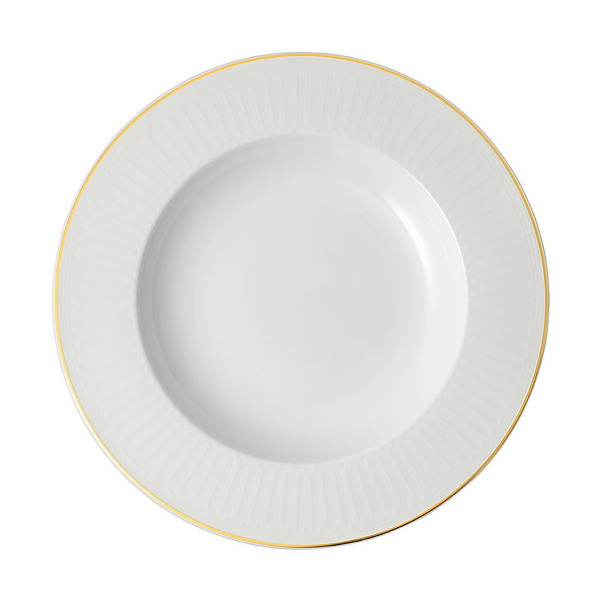 Villeroy & Boch Château Septfontaines diep bord o29x3,5 cm Wit-goud