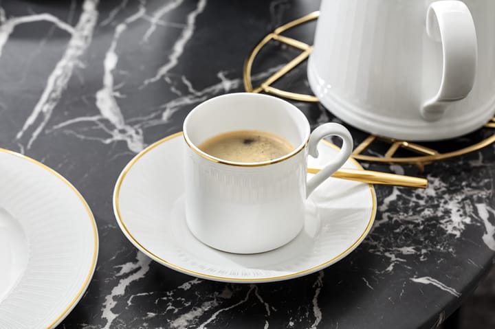 Château Septfontaines koffieschotel Ø15,5 cm - Wit-goud - Villeroy & Boch