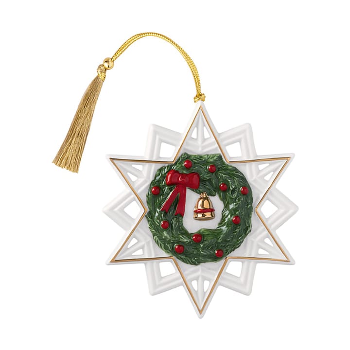 Christmas Classics kersthanger ster - Wit-groen - Villeroy & Boch