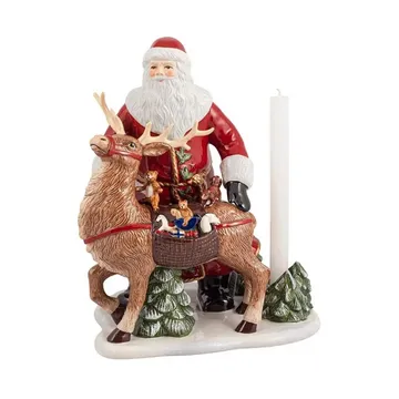 Christmas Toys Memory kandelaar 35 cm - Kerstman met rendier - Villeroy & Boch
