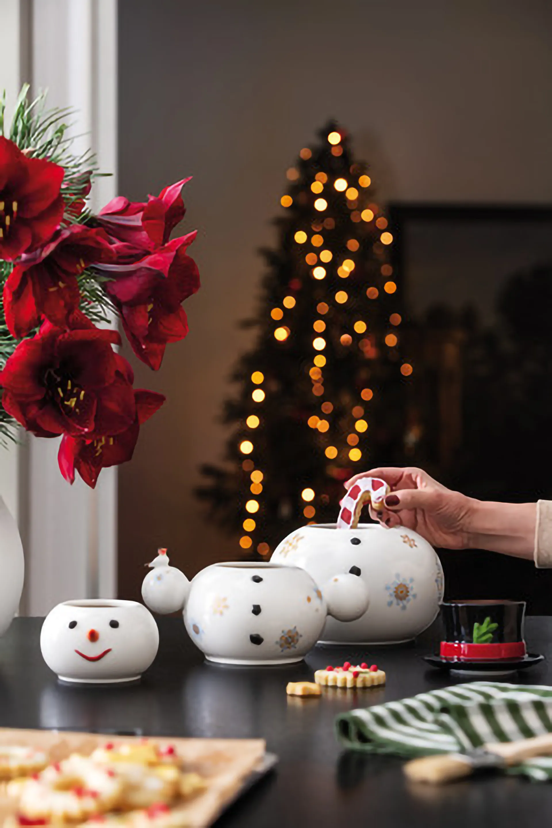 Christmas Toy's Memory sneeuwpop pot 4 delen, Wit Villeroy & Boch