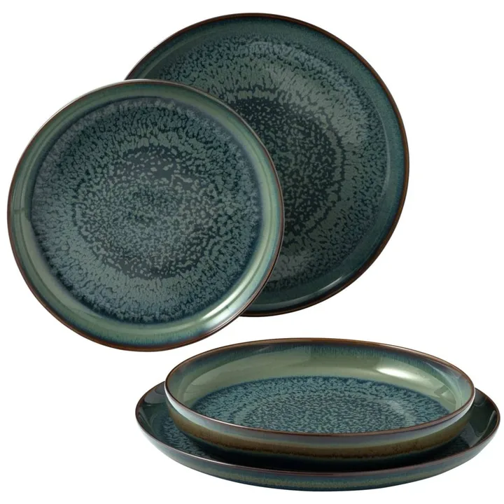 Crafted Breeze serviesset 4-delig - Grijs-blauw - Villeroy & Boch