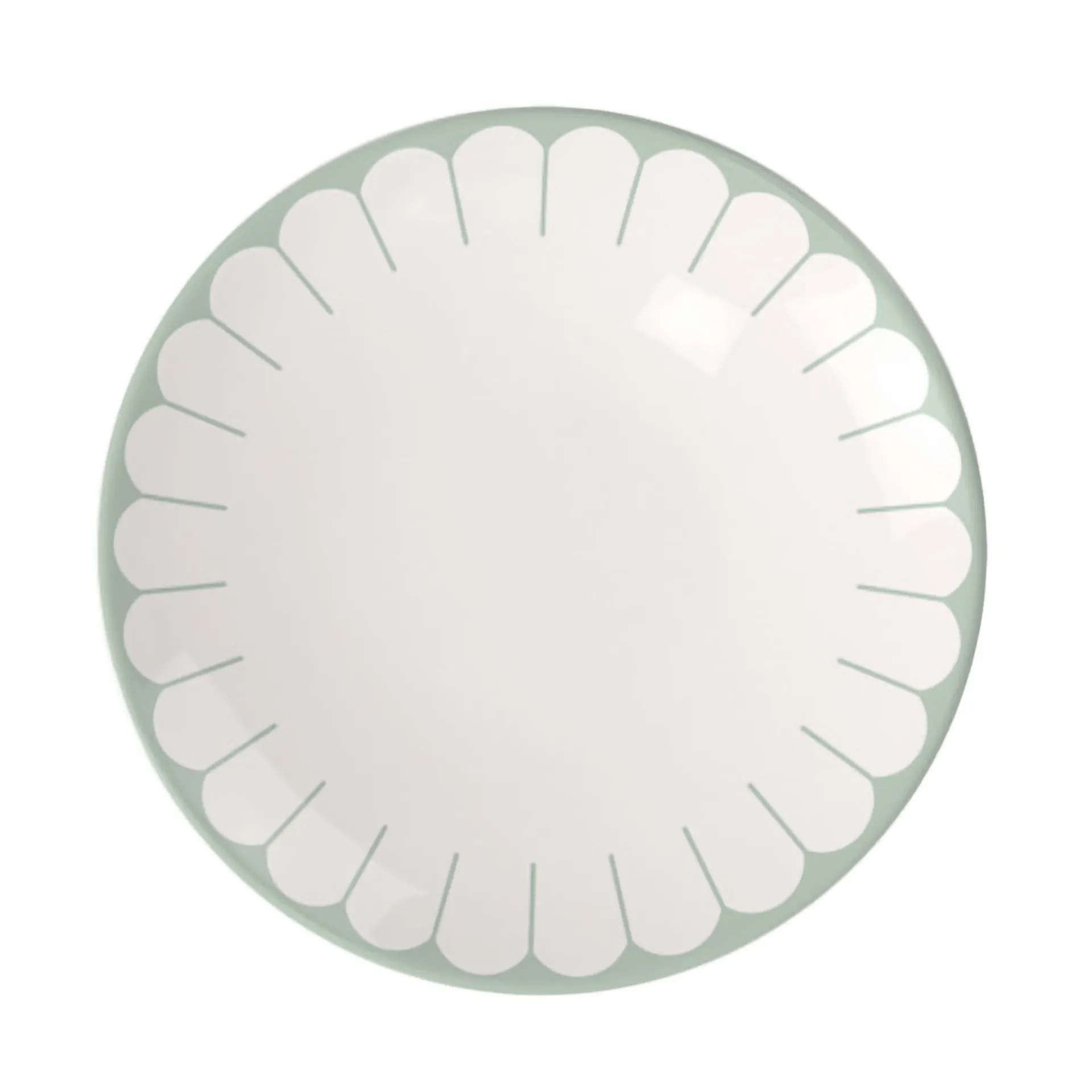 Fleur bord Ø21 cm., Wit-groen Villeroy & Boch