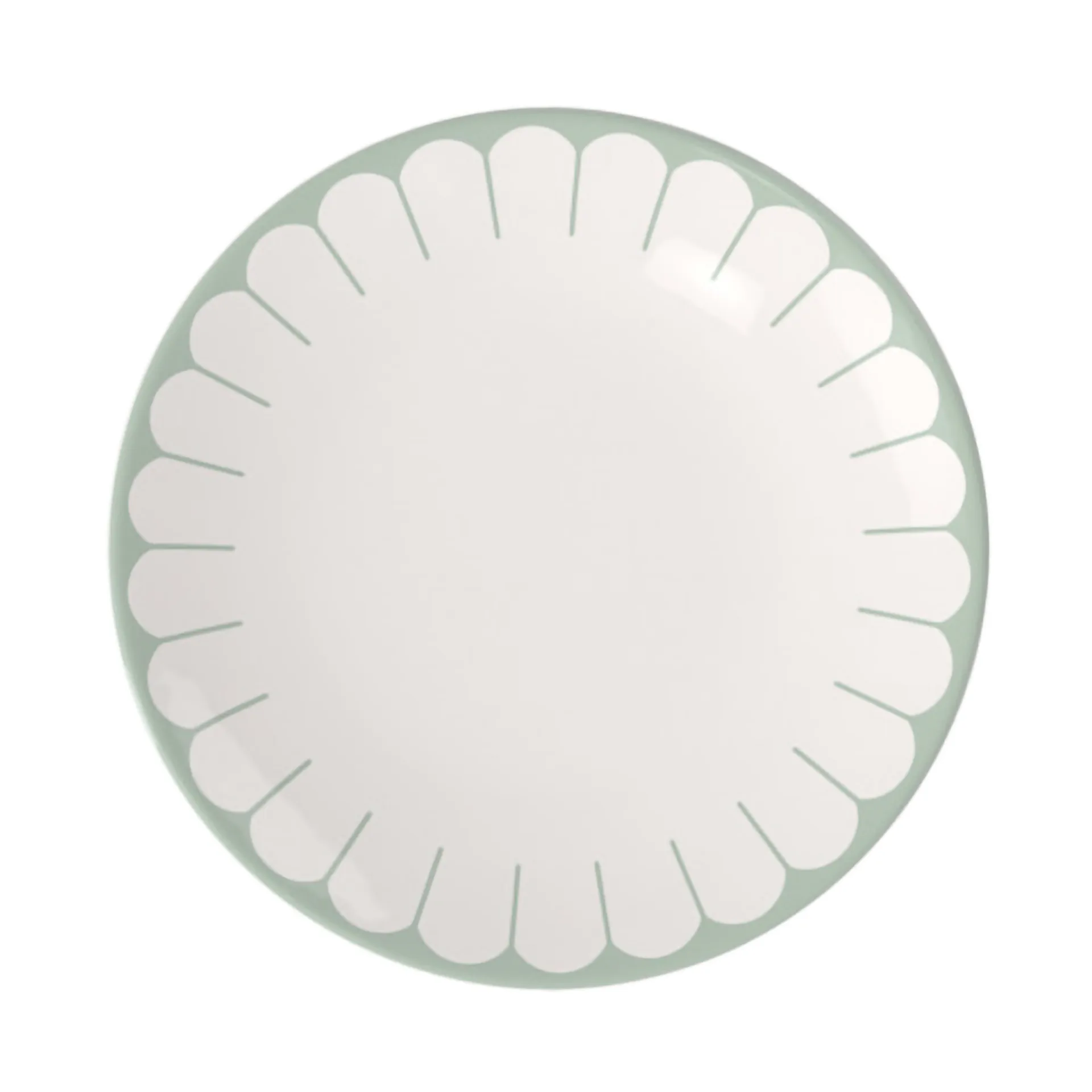 Fleur bord Ø26,5 cm, Wit-groen Villeroy & Boch