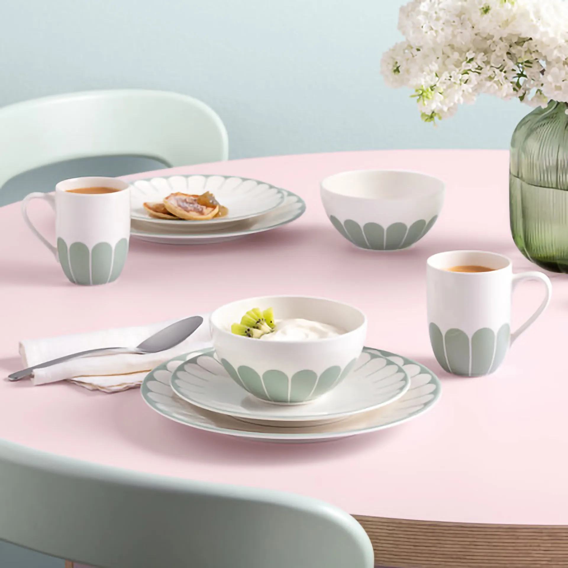 Fleur mok 29 cl, Wit-groen Villeroy & Boch