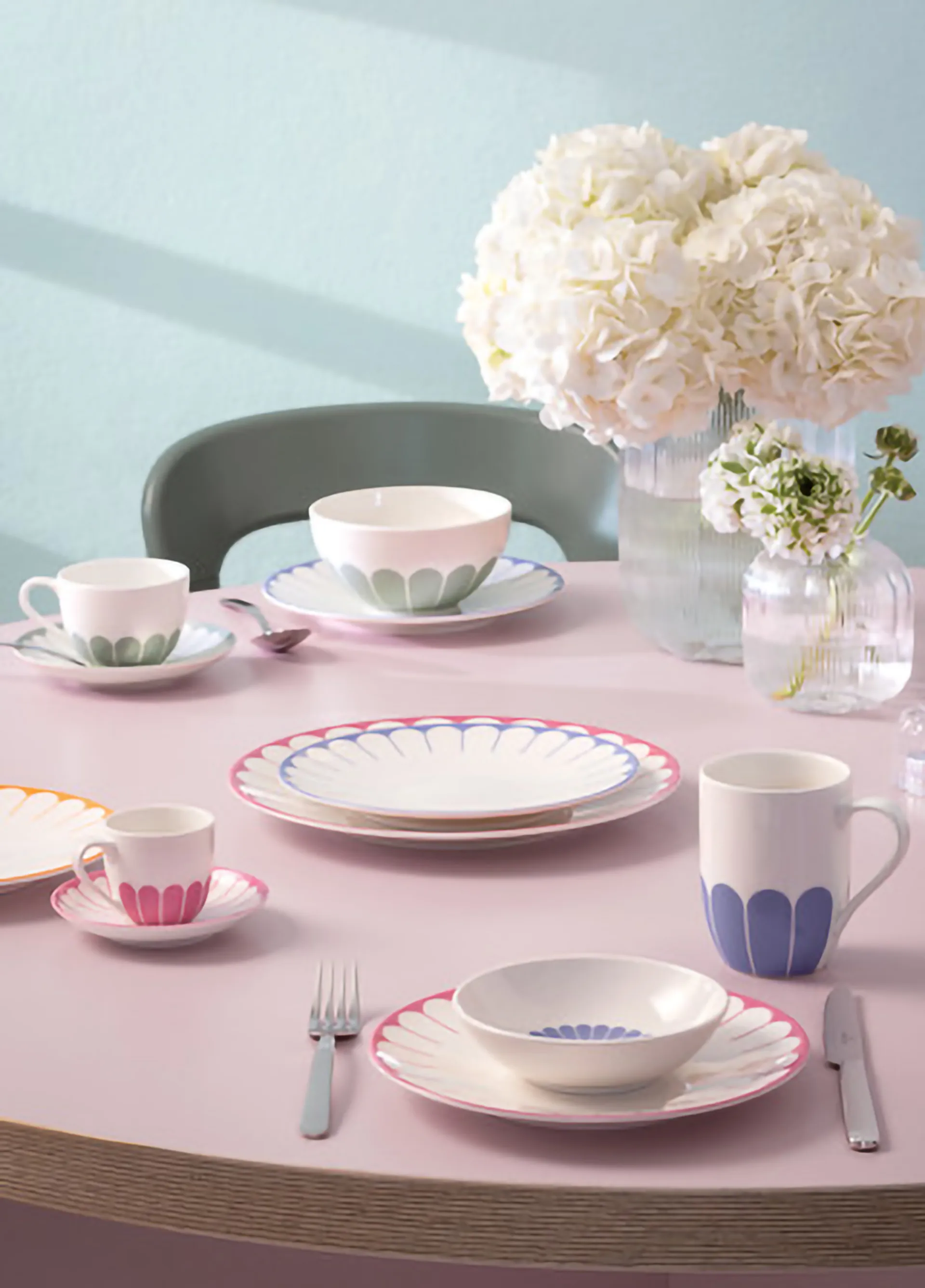 Fleur ontbijtschaal 43 cl, Wit-groen Villeroy & Boch