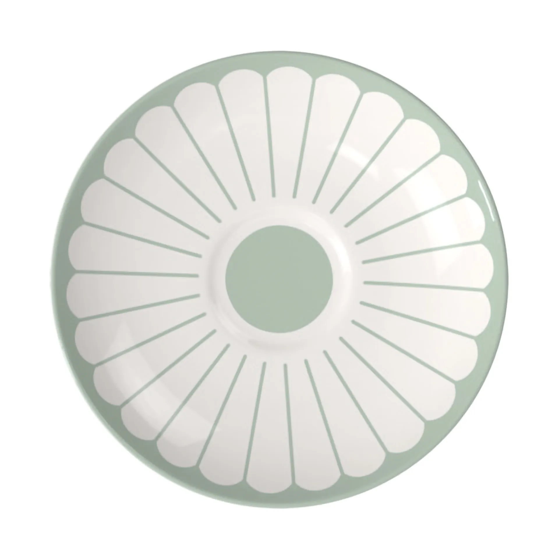 Fleur schotel voor koffiekop Ø14,8 cm, Wit-groen Villeroy & Boch