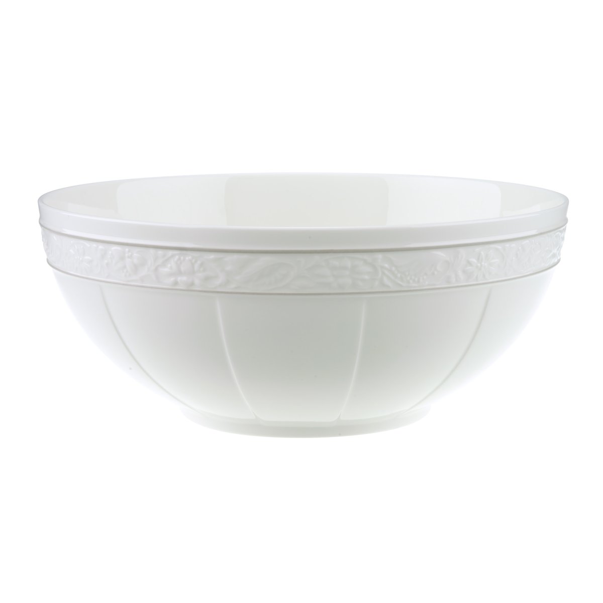 Villeroy & Boch Gray Pearl saladeschaal 24 cm | Scandinavisch Interieur | Saladeschalen | Wit