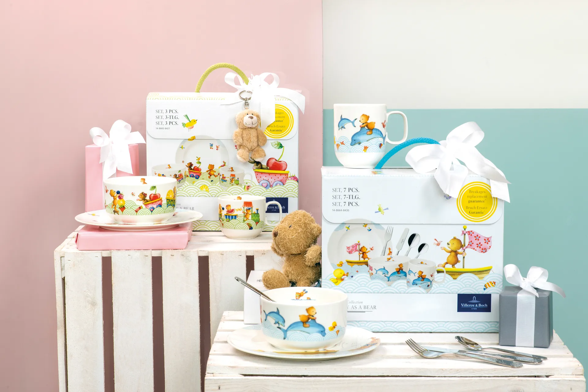 Hungry as a Bear kinderservies, 3-delig Villeroy & Boch