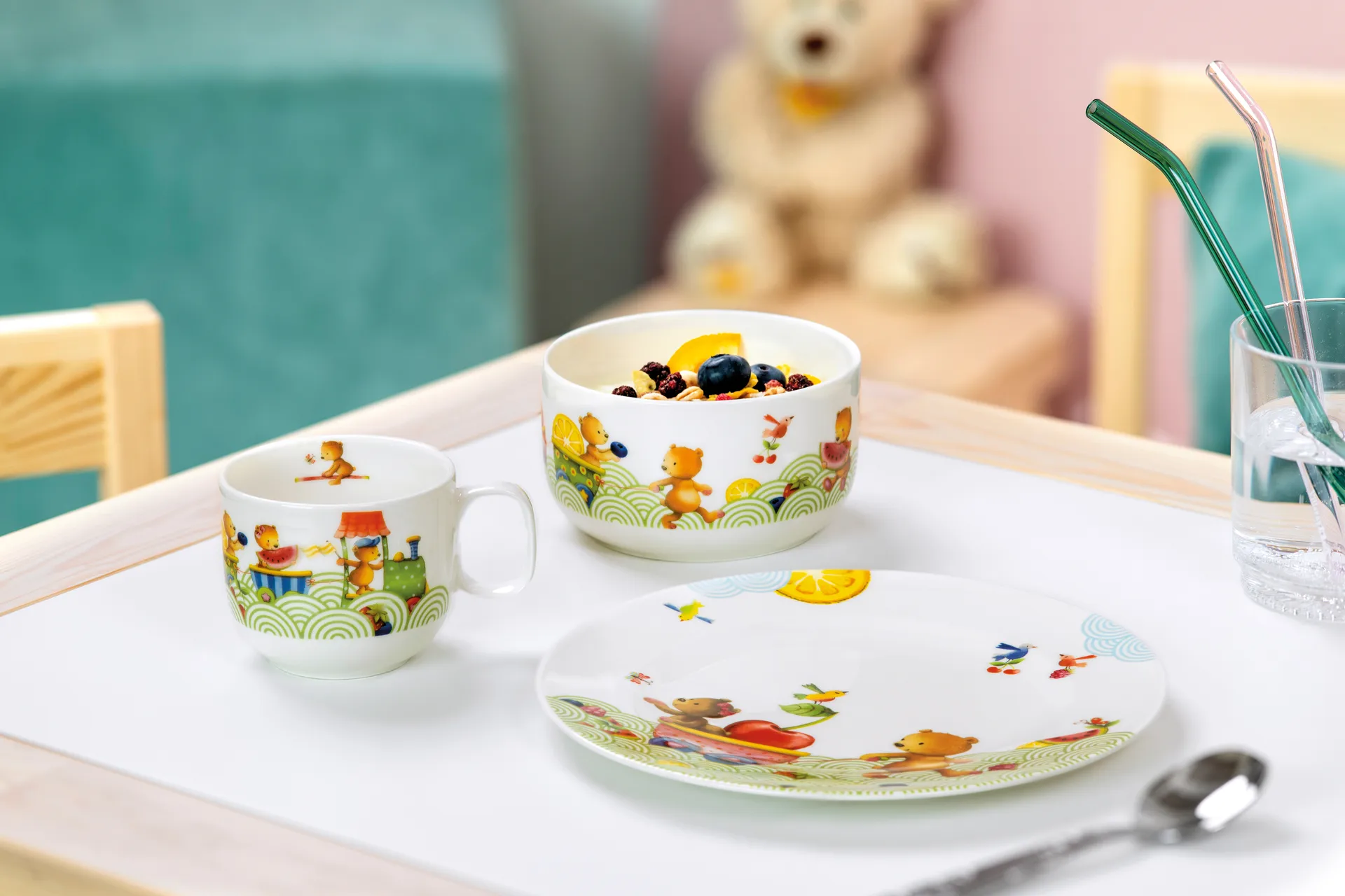 Hungry as a Bear kinderservies, 3-delig Villeroy & Boch