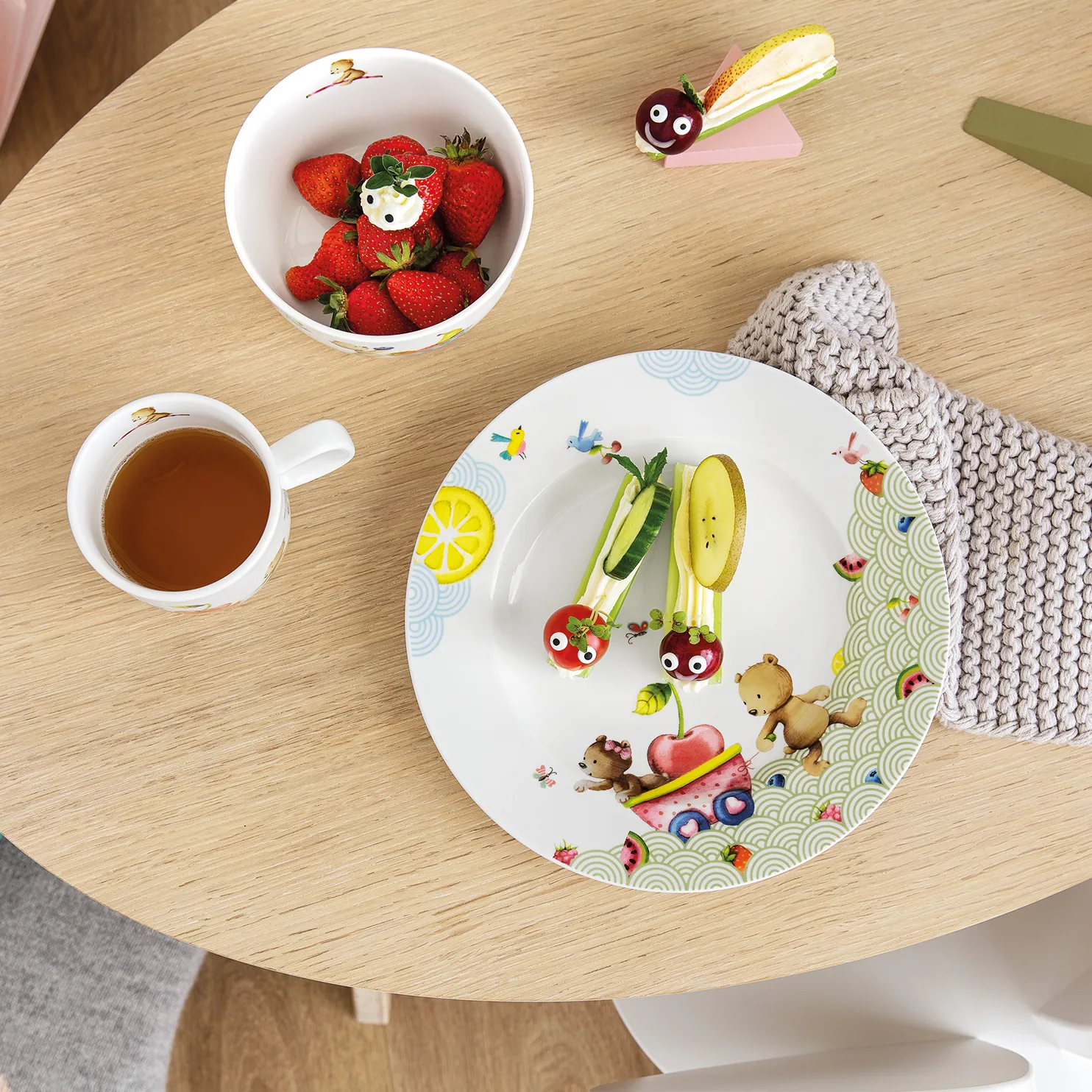 Hungry as a Bear kinderservies en bestek, 7-delig Villeroy & Boch