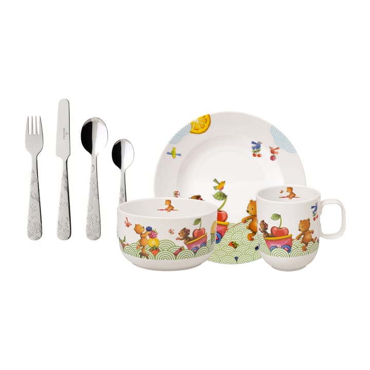 Hungry as a Bear kinderservies en bestek - 7-delig - Villeroy & Boch