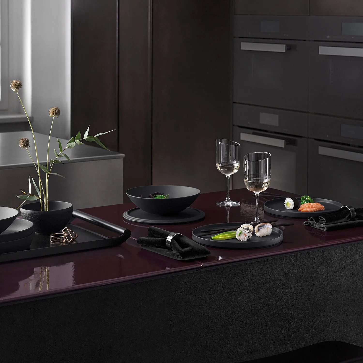 Iconic La Boule servies 7-delig, Zwart Villeroy & Boch