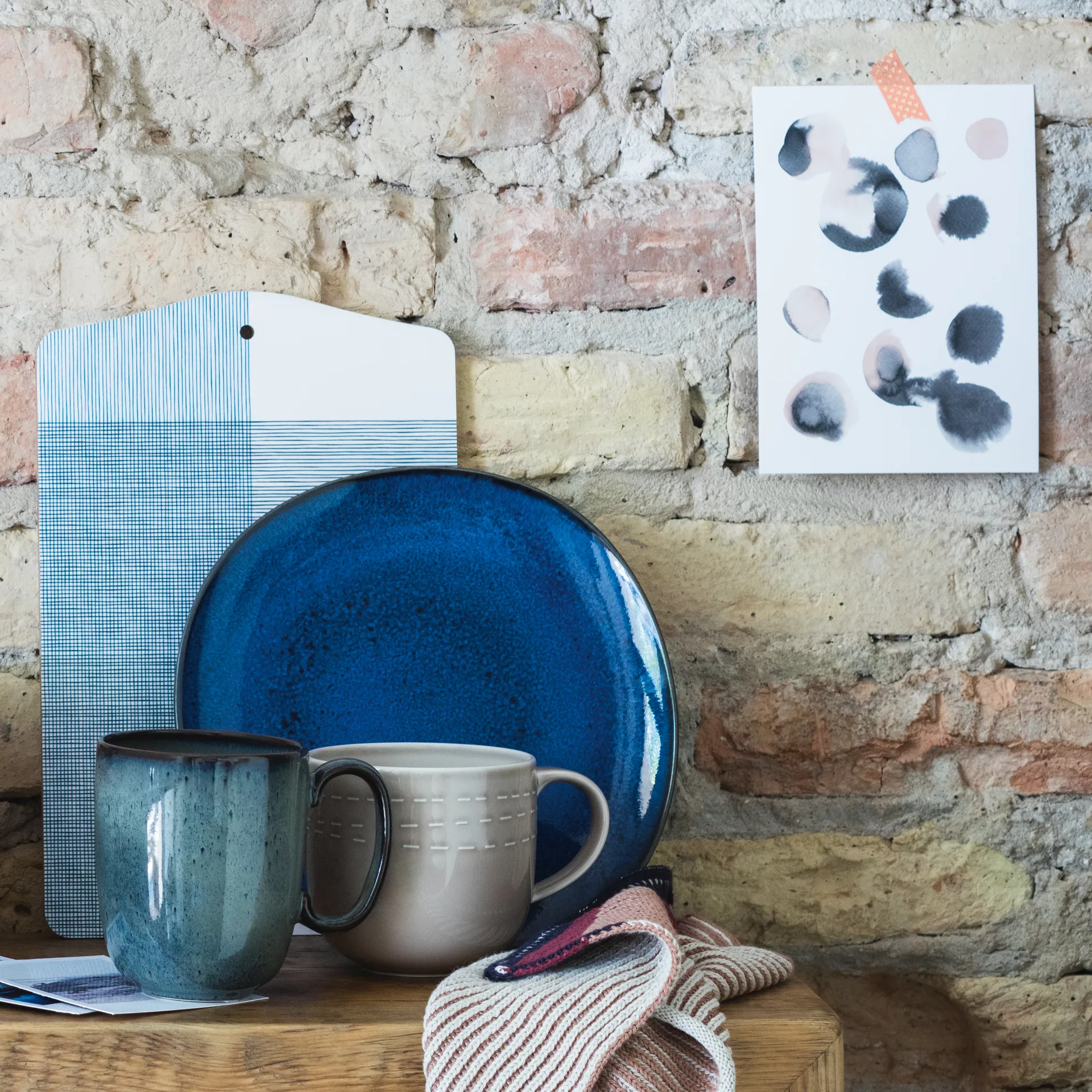 Lave bord Ø23 cm, Lave bleu (blauw) Villeroy & Boch