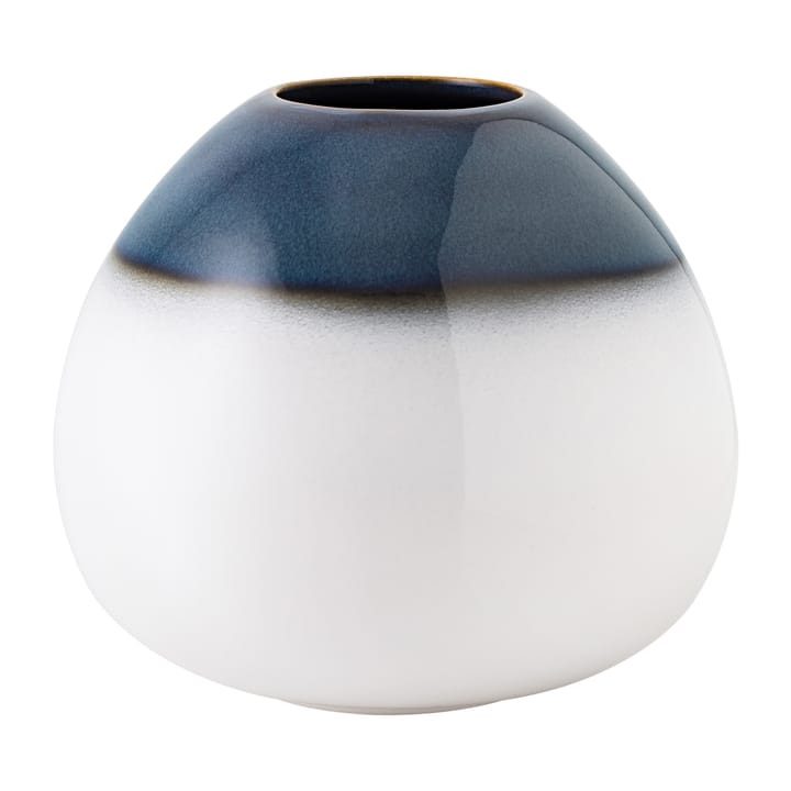 Lave Home egg-shaped vaas 13 cm - Blauw-wit - Villeroy & Boch