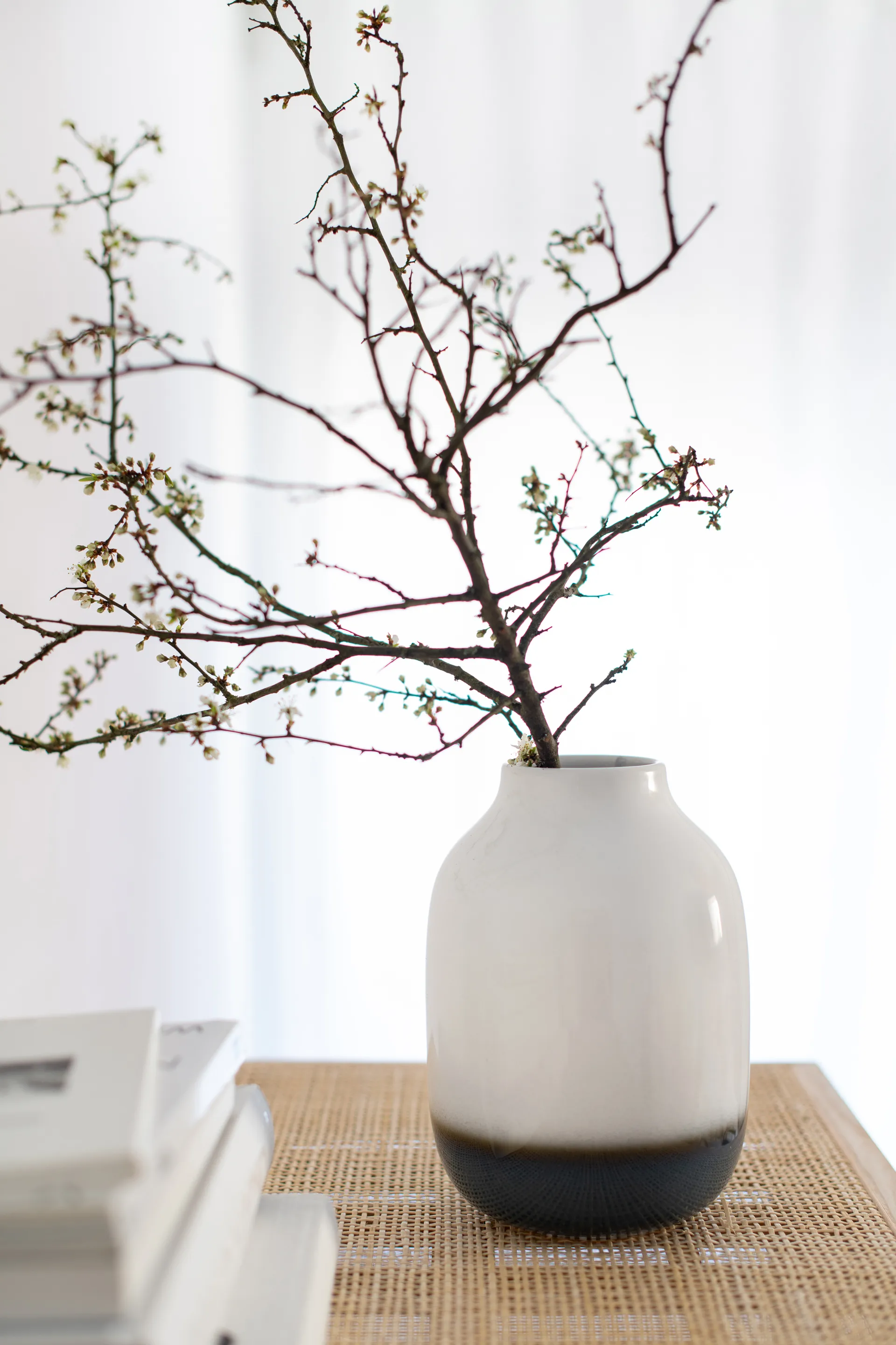 Lave Home shoulder vaas 22 cm, Blauw-wit Villeroy & Boch