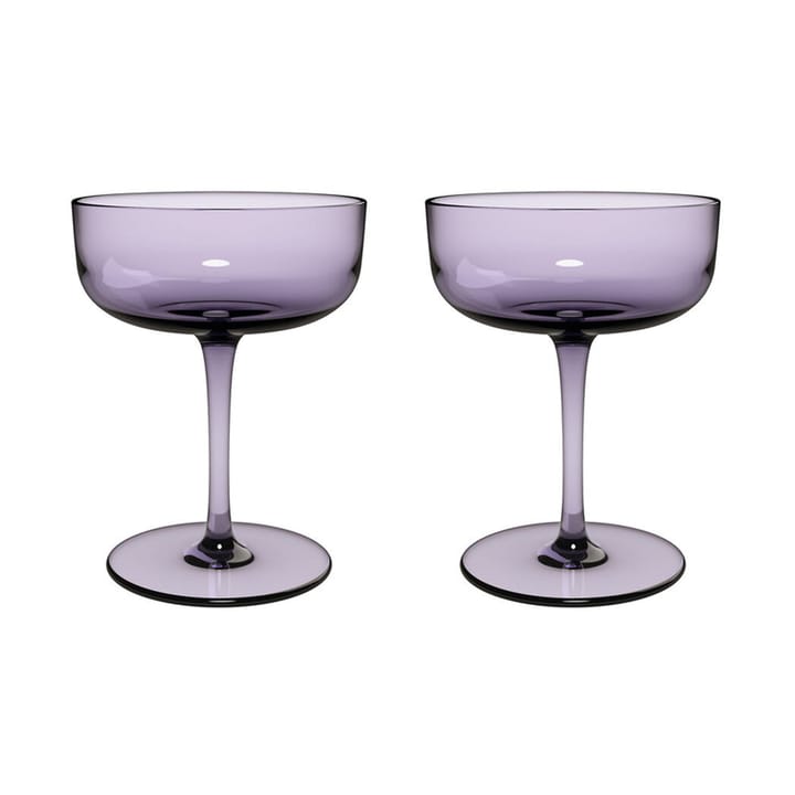 Like champagneglas coupe 10 cl 2-pack - Lavender - Villeroy & Boch
