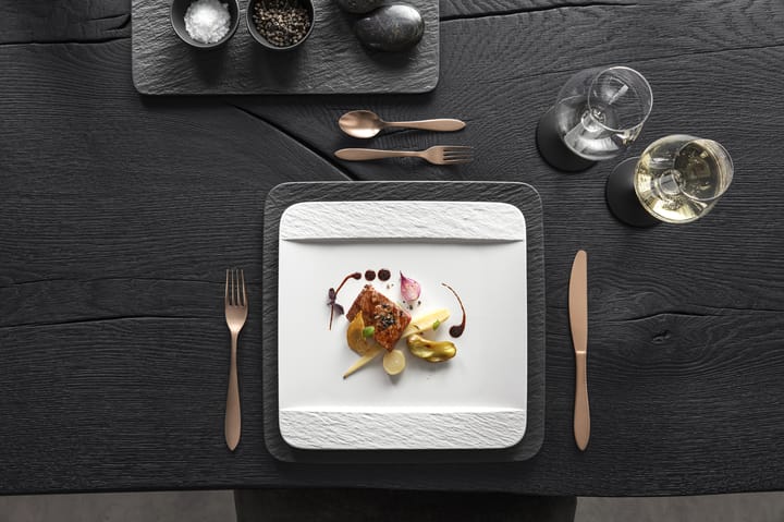 Manufacture Rock bord 28x28 cm, Blanc Villeroy & Boch