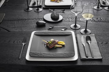 Manufacture Rock bord 28x28 cm - Zwart - Villeroy & Boch