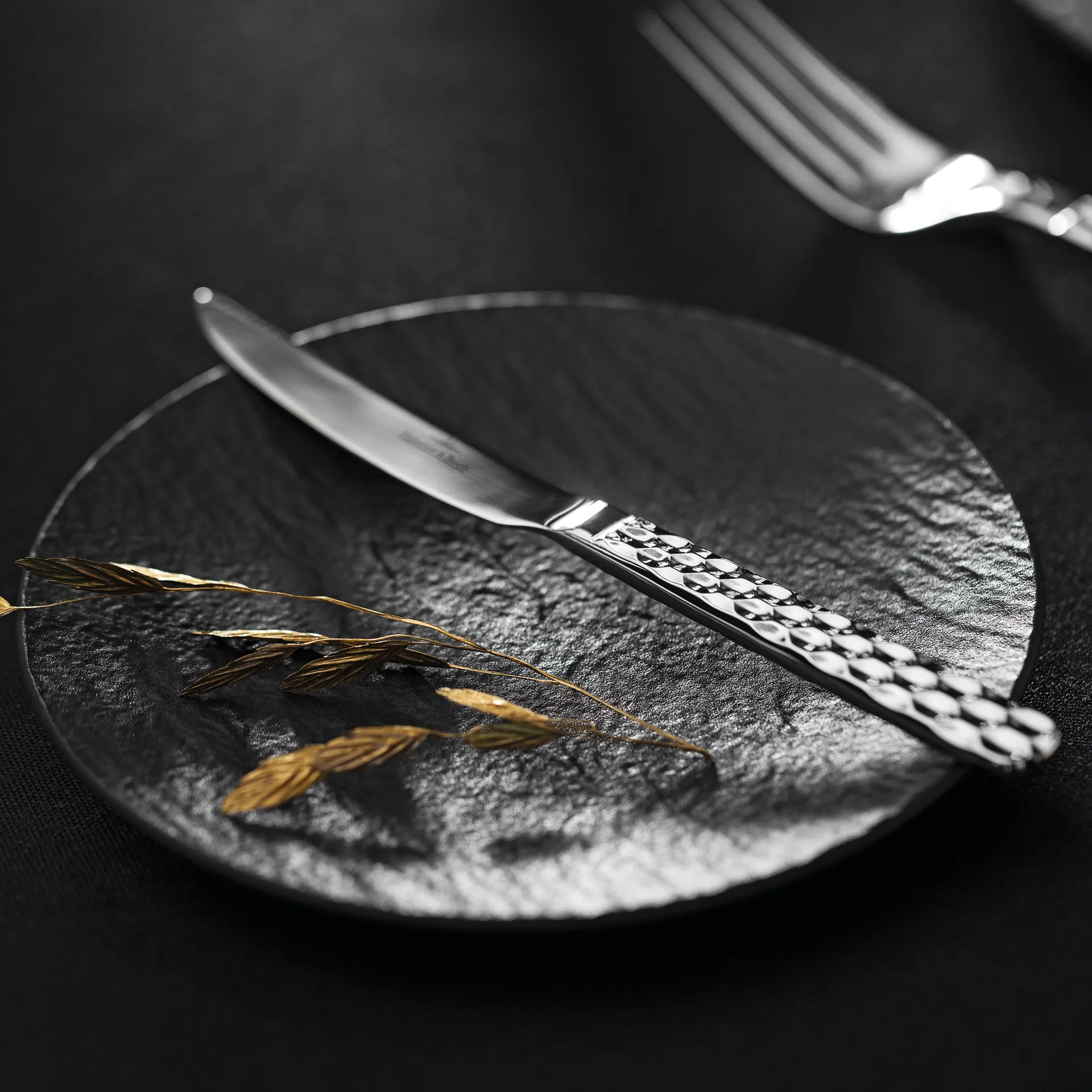 Manufacture Rock bordje Ø16 cm, zwart Villeroy & Boch