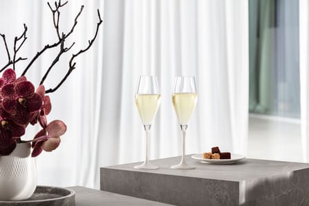 Manufacture Rock champagneglas 26 cl 4-pack, Helder-wit Villeroy & Boch
