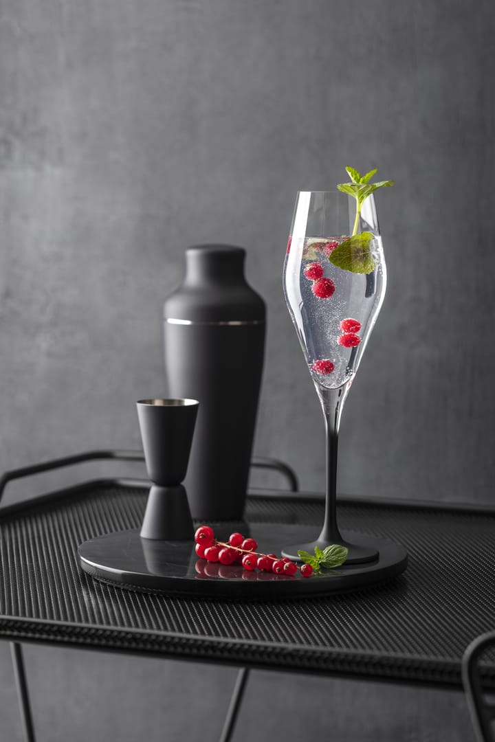 Manufacture Rock champagneglas 26 cl 4-pack, Transparant-zwart Villeroy & Boch