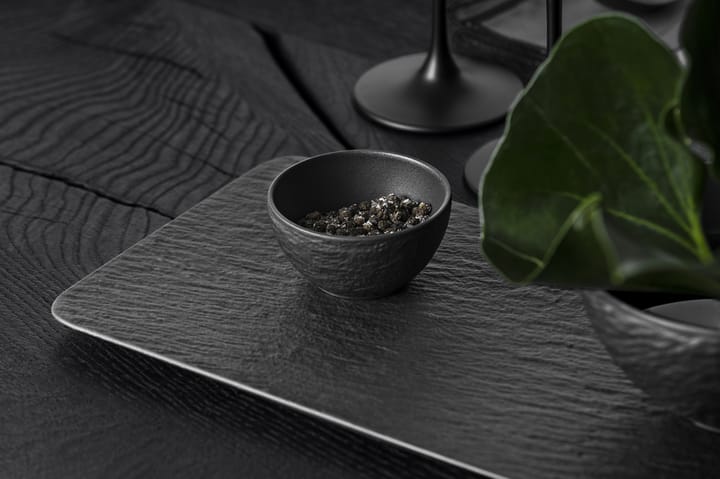 Manufacture Rock dipschaaltje Ø8 cm, Zwart Villeroy & Boch