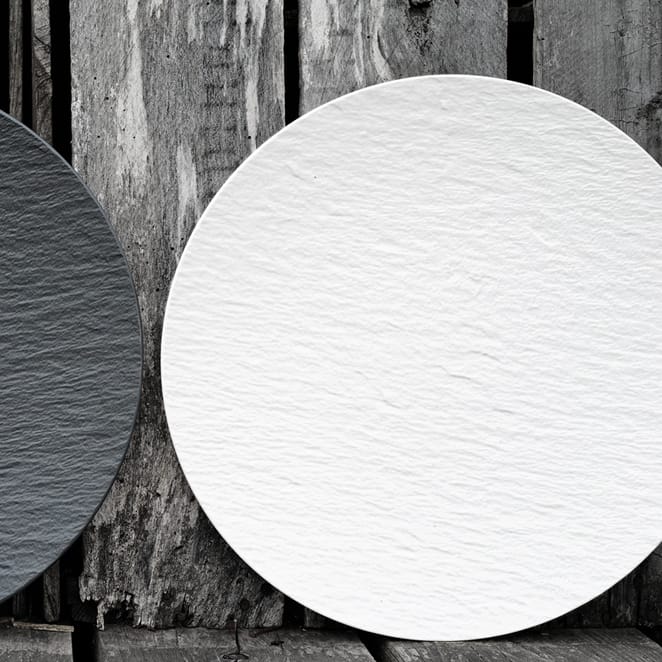 Manufacture Rock Gourmet bord Ø32 cm, Blanc Villeroy & Boch