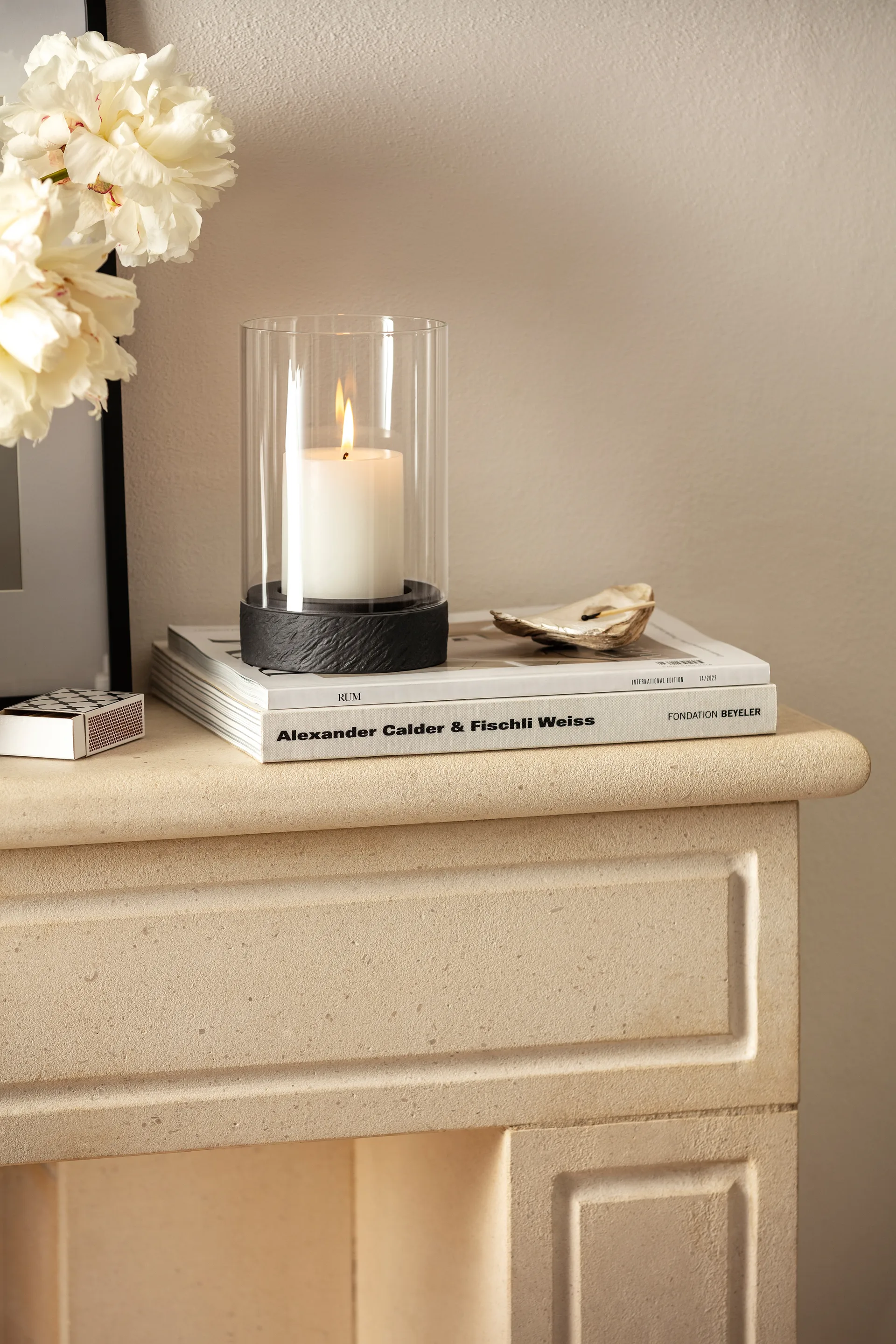 Manufacture Rock Home Hurricane waxinelichtjeshouder M, Zwart Villeroy & Boch