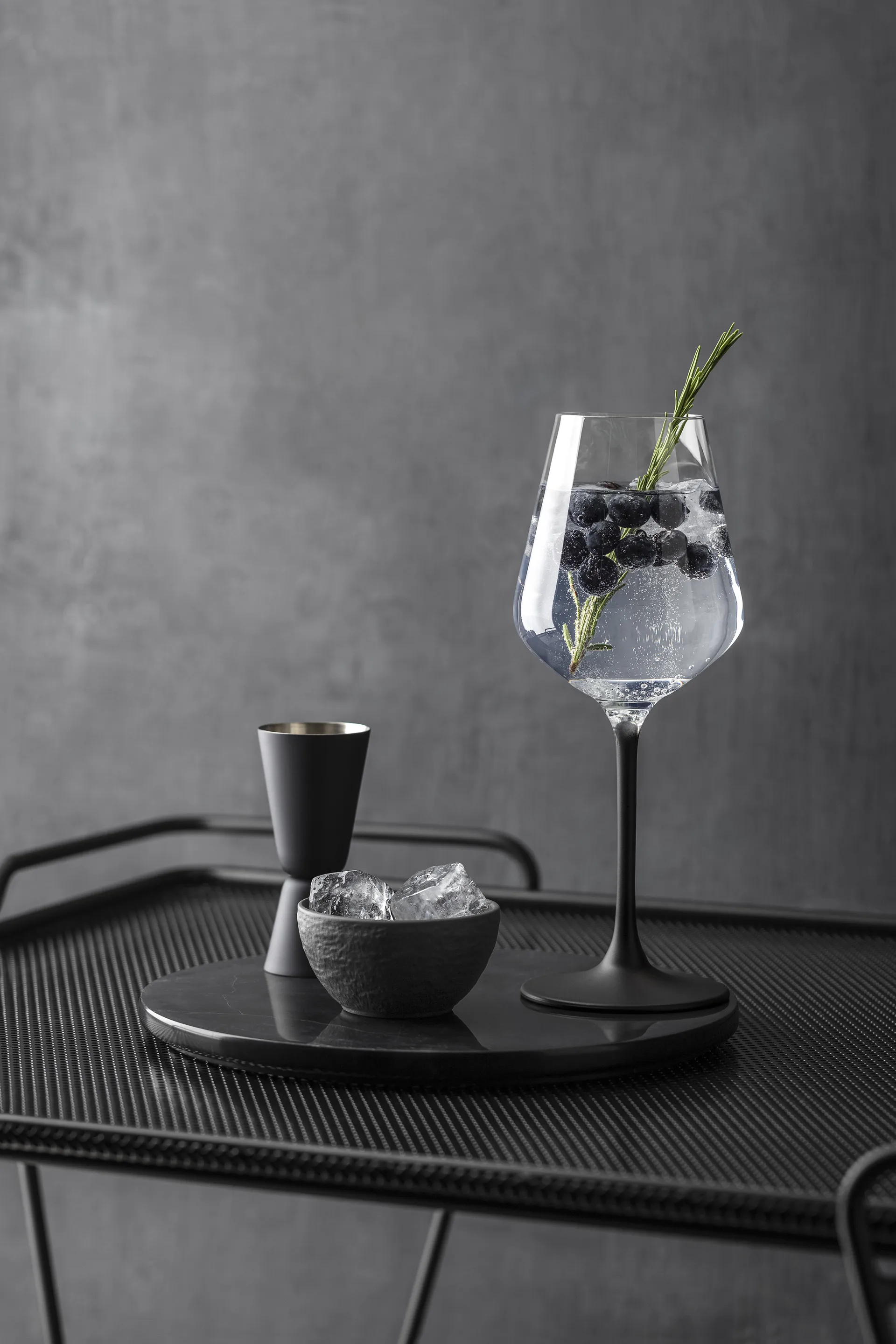 Manufacture Rock wittewijnglas 38 cl 4-pack, Transparant-zwart Villeroy & Boch