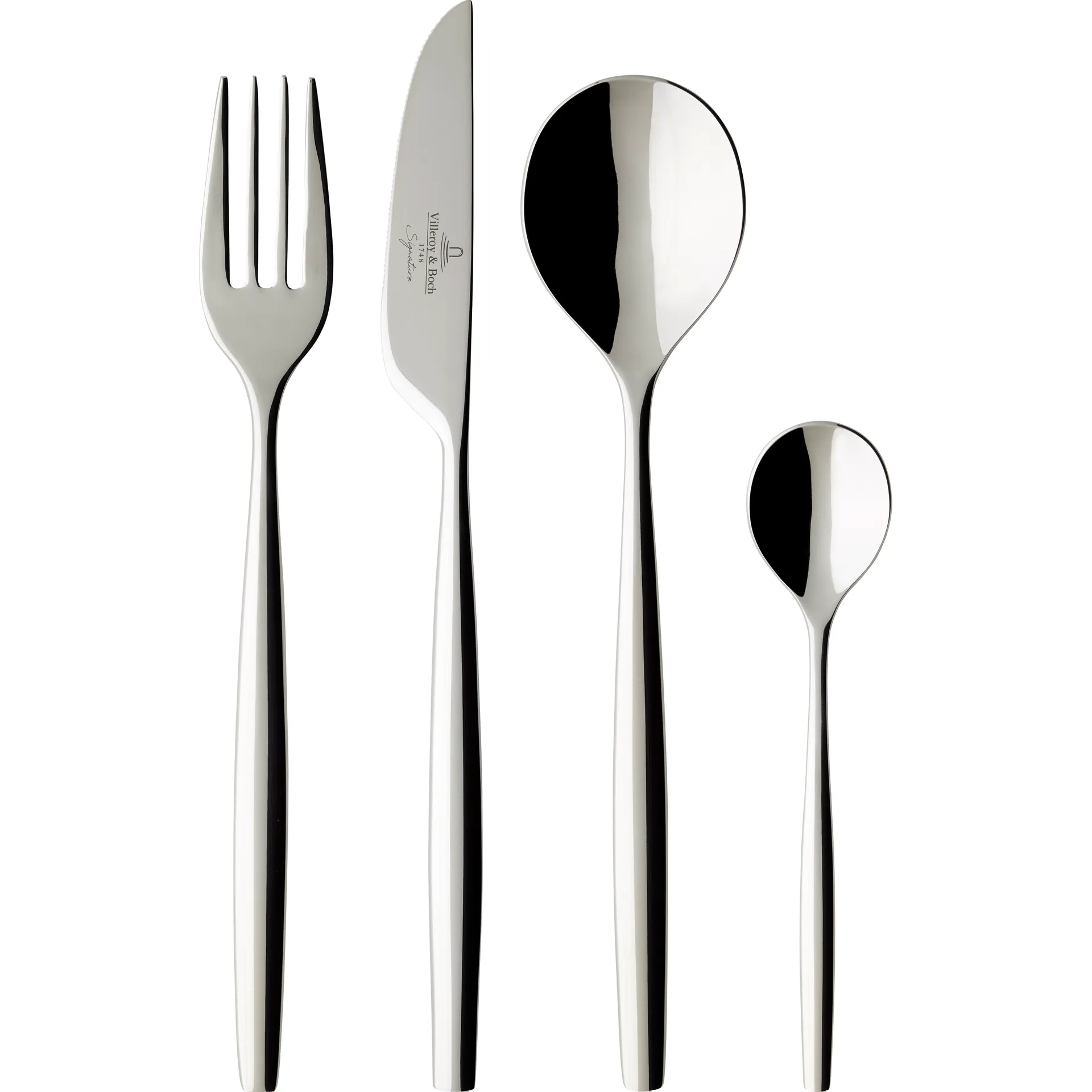 Metro Chic bestekset 24-delig, Roestvrij staal Villeroy & Boch