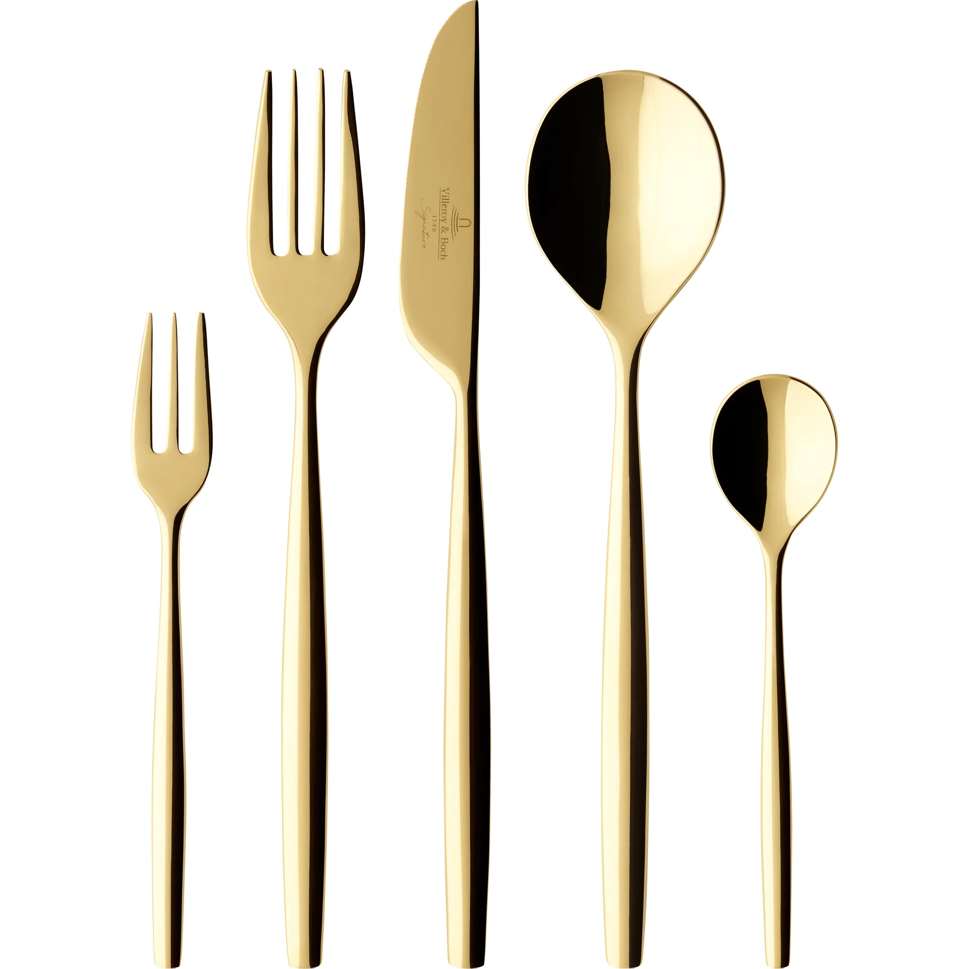 Metro Chic d'Or bestekset 30-delig, Goud Villeroy & Boch